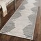 World Rug Gallery Bohemian Stripe Stain Resistant Runner Rug 2' x 7' Cream 385CREAM2X7 - alternate 4